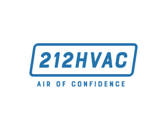 212 HVAC logo design by Dakon