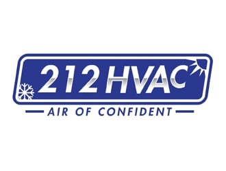 212 HVAC logo design by MAXR