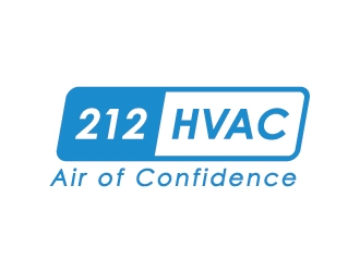 212 HVAC logo design by Fear