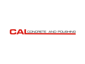 CAL Concrete and Polishing logo design by Diancox