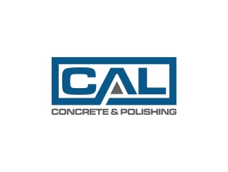 CAL Concrete and Polishing logo design by agil