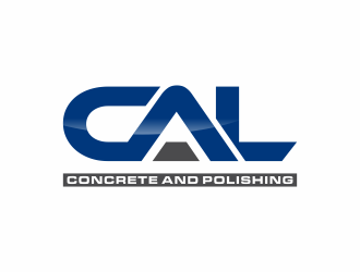 CAL Concrete and Polishing logo design by haidar