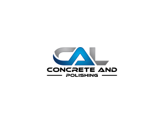 CAL Concrete and Polishing logo design by haidar