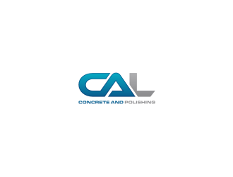 CAL Concrete and Polishing logo design by sitizen
