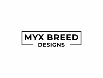 Myx Breed Designs logo design by haidar