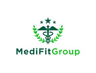 MediFit Group logo design by BlessedArt