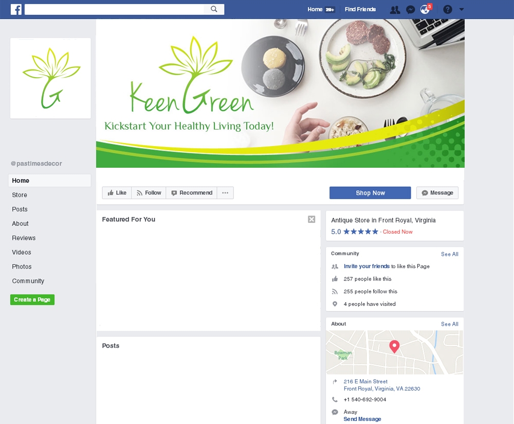 Keen Green logo design by SmartDesigner