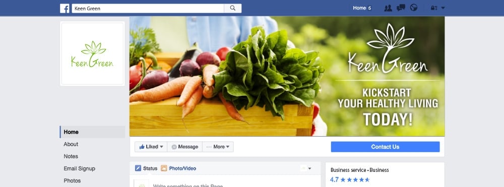 Keen Green logo design by Art_Chaza