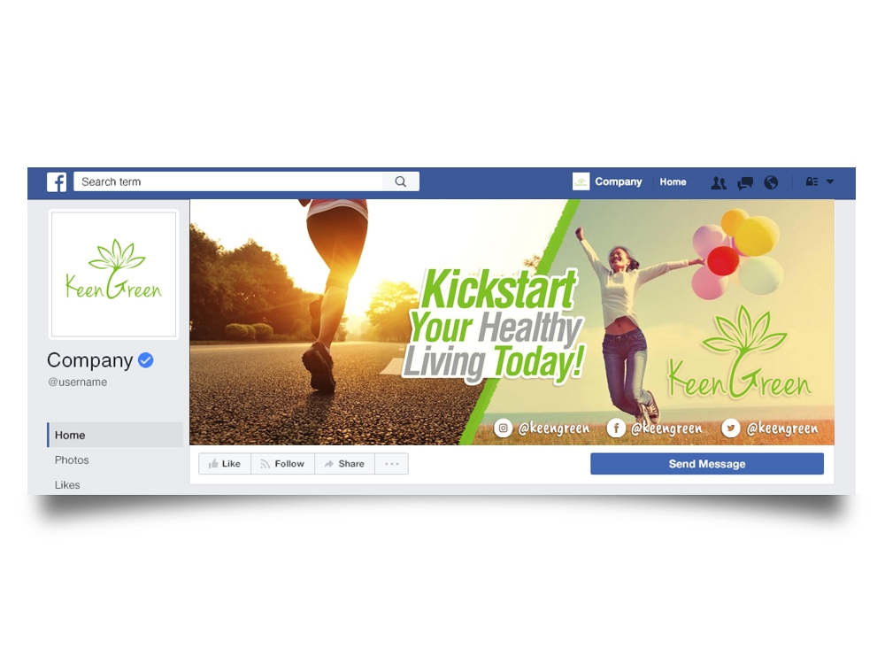 Keen Green logo design by Realistis