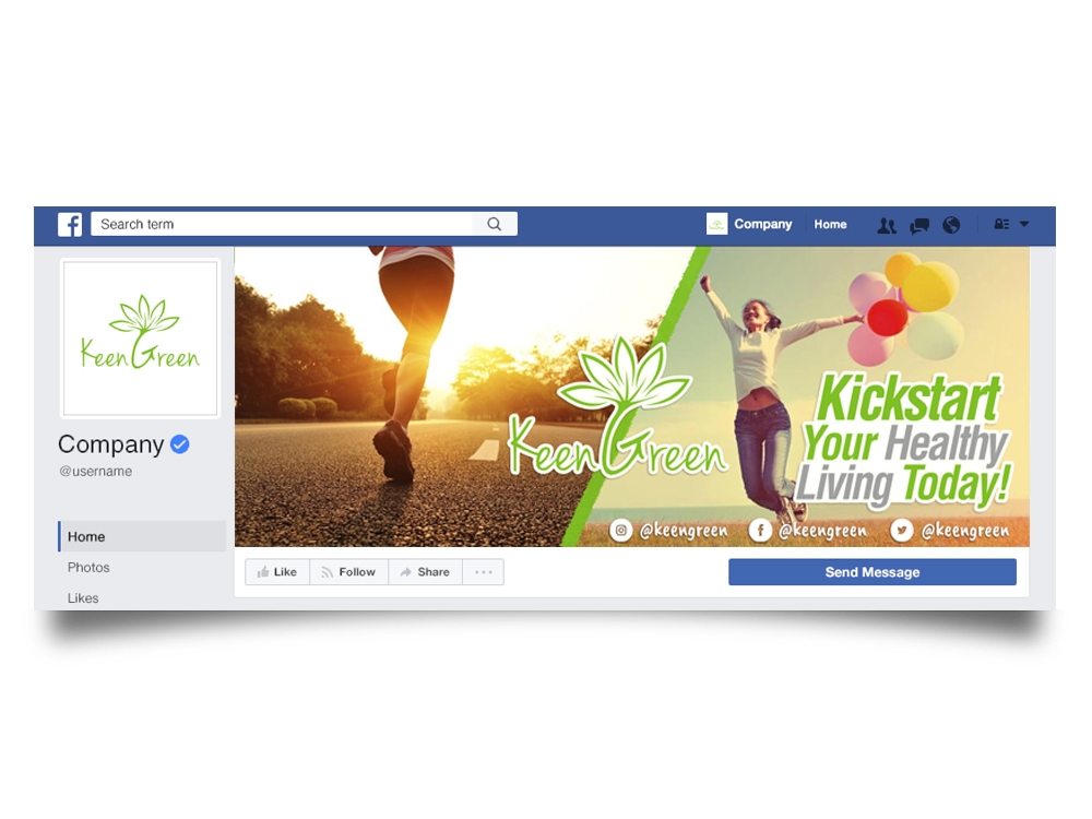 Keen Green logo design by Realistis