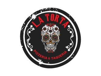 La Torta Woodfired Pizzeria and Taqueria logo design by emberdezign