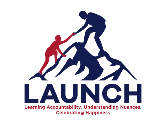 LAUNCH logo design by mikael