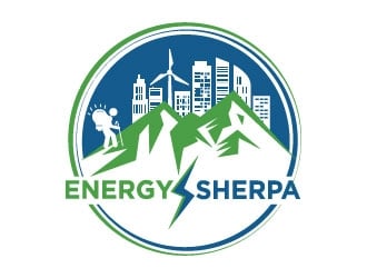 Energy Sherpa logo design by Erasedink