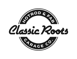 Classic Roots Garage Co. - Hotrod & Fab logo design by jaize