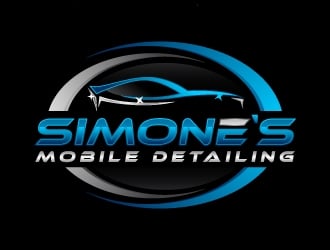 SIMONES MOBILE DETAILING  logo design by J0s3Ph