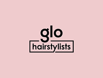 glo hairstylists  logo design by checx
