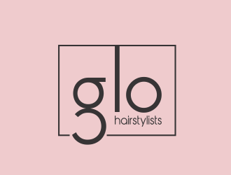 glo hairstylists  logo design by Louseven