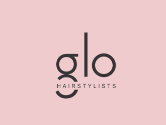 glo hairstylists  logo design by Louseven
