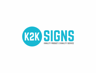 K2K SIGNS logo design by Kindo