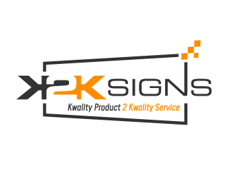 K2K SIGNS logo design by akilis13