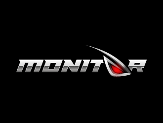 Monitor logo design by pencilhand