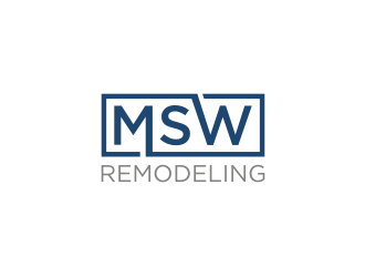 MSW Remodeling  logo design by Franky.