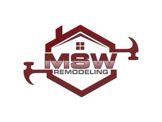 MSW Remodeling  logo design by Greenlight