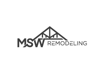 MSW Remodeling  logo design by aRBy