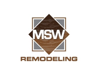 MSW Remodeling  logo design by J0s3Ph