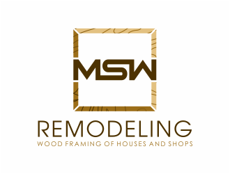 MSW Remodeling  logo design by mutafailan