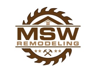 MSW Remodeling  logo design by J0s3Ph