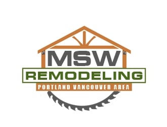 MSW Remodeling  logo design by samueljho