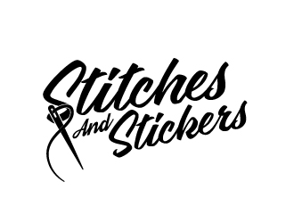 Stitches & Stickers logo design by emberdezign