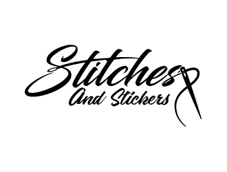 Stitches & Stickers logo design by emberdezign