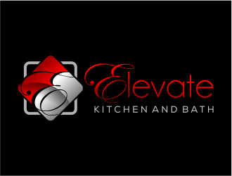 Elevate Kitchen and Bath  logo design by cintoko