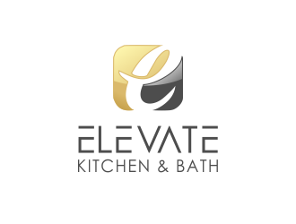 Elevate Kitchen and Bath  logo design by YONK