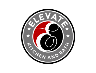Elevate Kitchen and Bath  logo design by Girly