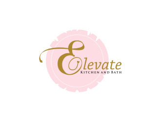 Elevate Kitchen and Bath  logo design by meliodas