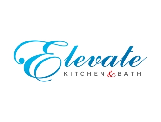 Elevate Kitchen and Bath  logo design by Mbezz