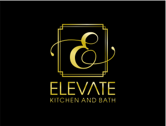 Elevate Kitchen and Bath  logo design by mutafailan