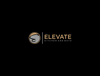 Elevate Kitchen and Bath  logo design by L E V A R