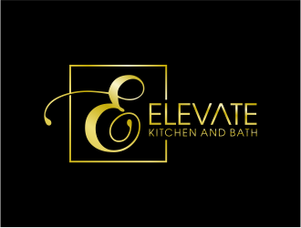 Elevate Kitchen and Bath  logo design by mutafailan
