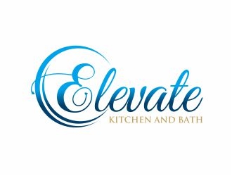 Elevate Kitchen and Bath  logo design by 48art