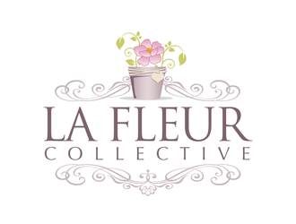 La Fleur Collective logo design by kunejo