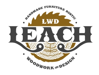 Leach Woodwork & Design logo design by Ultimatum
