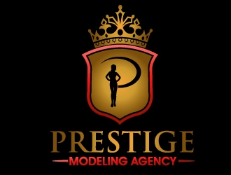 Prestige Modeling Agency logo design by PMG