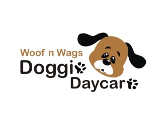Woof n Wags Doggie Daycare logo design by Gito Kahana