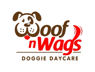 Woof n Wags Doggie Daycare logo design by jaize