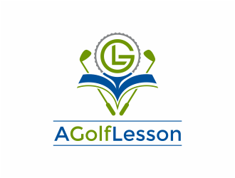 AGolfLesson logo design by mutafailan