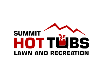 Summit Hot Tubs Lawn and Recreation logo design by done